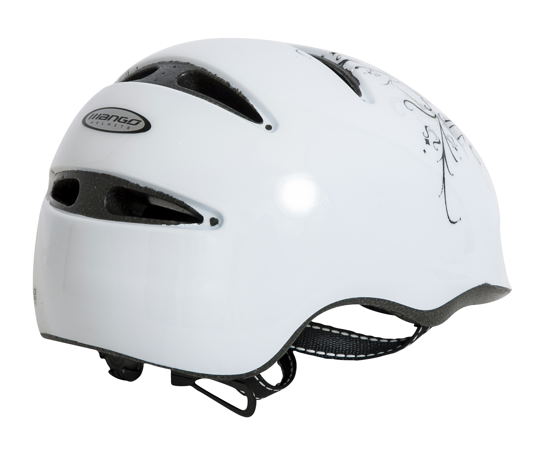 Cykelhjelm scatto white